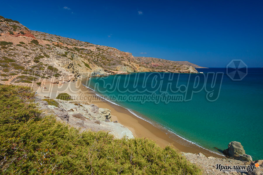 Северный пляж Итанос, Крит, Греция