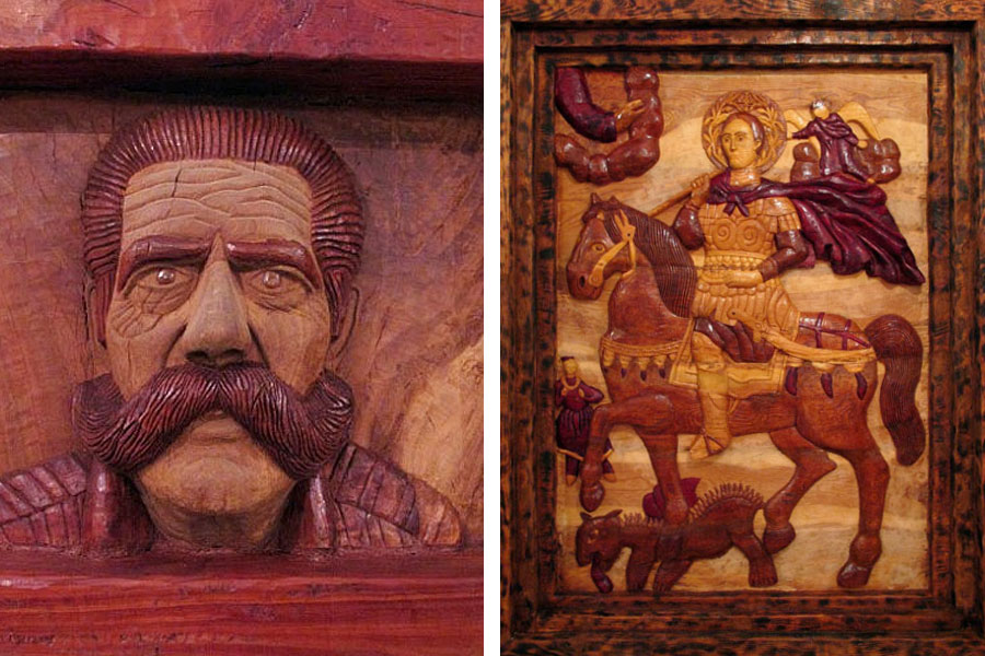 Музей деревянной скульптуры в Аксос: Георгиос Кутантос