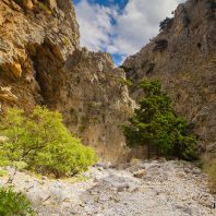 В ущелье Имброс на острове Крит, Греция