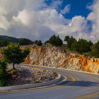 По дороге в ущелье Имброс, Крите, Греция