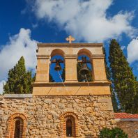 Звонница в монастыре Панагия Кера Кардиотисса, Крит, Греция