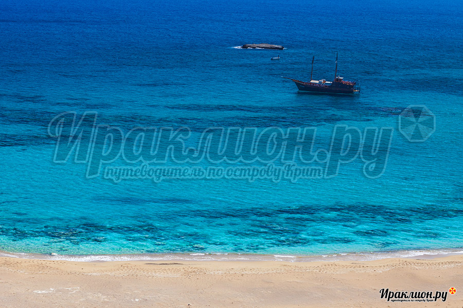 Пустынные пляжи необитаемого острова Куфониси, Крит, Греция