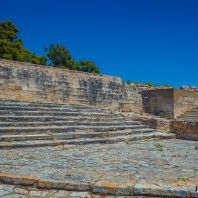 Лестницы в Фестском дворце, Крит, Греция